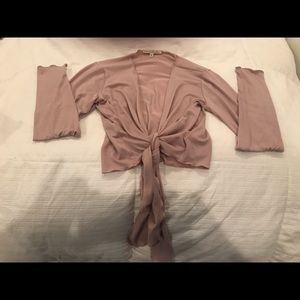 Wrap around light weight shirt